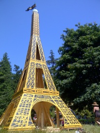 The original Eiffel Tower on Saltspring Island