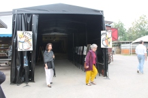 Entrance to the Teatro Stalla exhibition